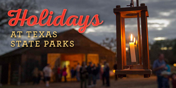 The State Parks host numerous activities through the holidays.