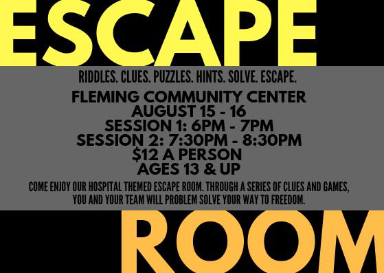 Escape Room at Fleming Hospital