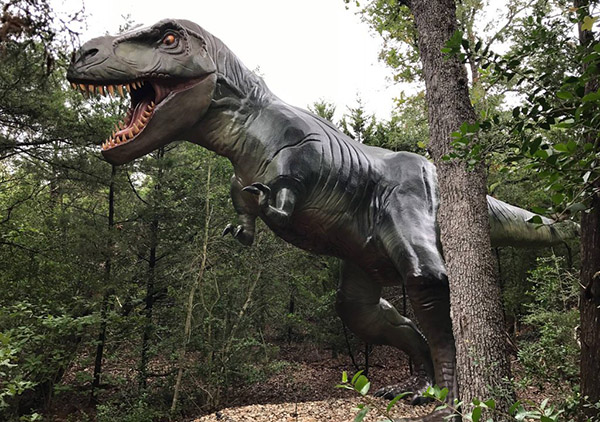 The Dinosaur Park in Cedar Creek, Texas