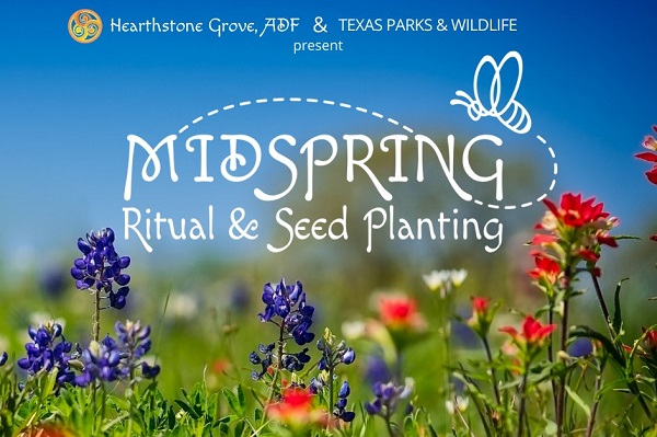 Wildflower picture with Midspring Ritual & Seed Planting 2020 information.