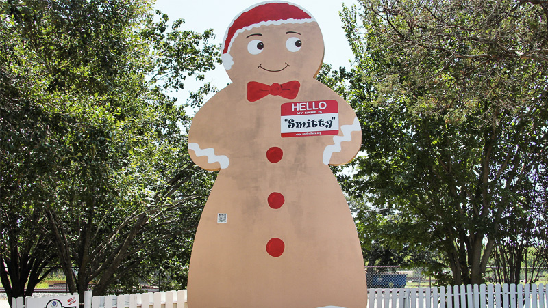 Smitty -Woolr's Largest Gingerbread man